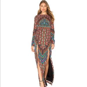 Mara Hoffman Bolnisi Rug Open Back Maxi Dress, 2